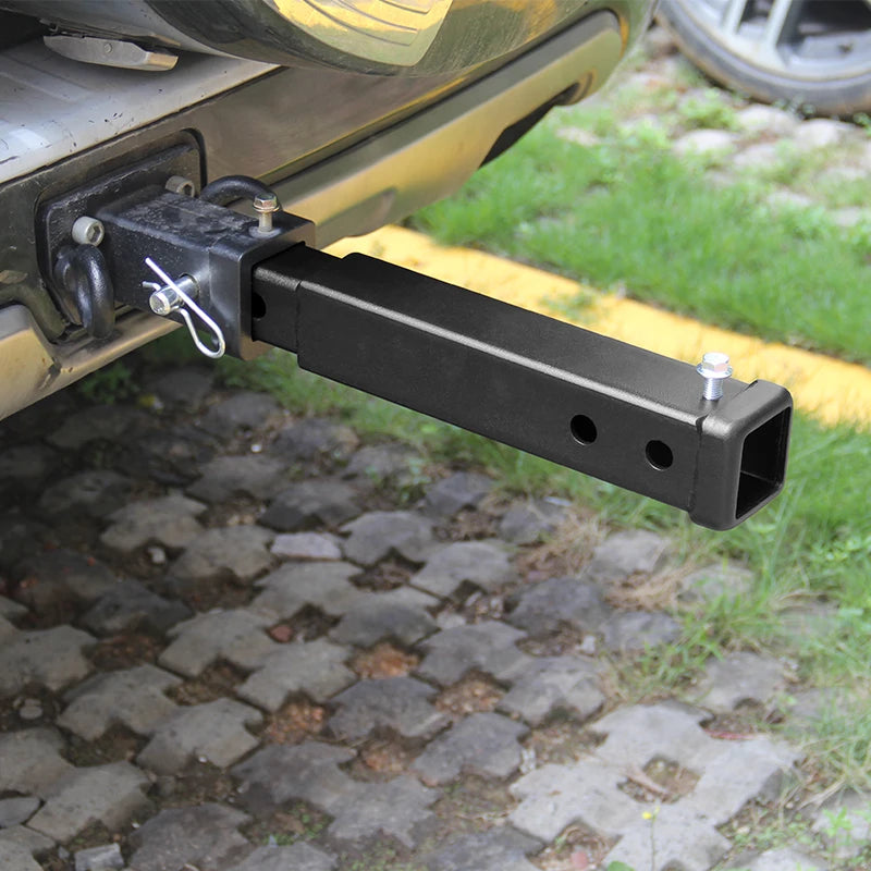 Square Mouth Trailer Hitch Arm Extension Rod Rear Bumper Towing Trailer Hook Connector Trailer Parts Camp Trailer Accessories 2