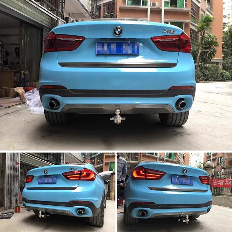 For BMW X6 SUV Car Steel Trailer Rear Bumper Parts Car Tow bar Towing Hook Vehicle Trailer Hitch Accessories Coupling Device 5