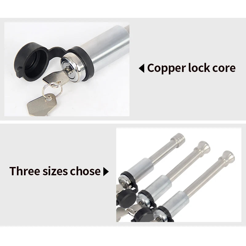Stainless Steel Tubular Trailer Hitch Pin Lock 6