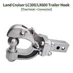 For LC300 LX600 Land Cruiser 304 Stainless Steel Trailer Hook Match 2inch Receiver Parts Trailer Hitch Camping Car Accessories 1