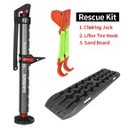 Customizable 2 Ton Hydraulic Climbing Car Jack Rescue Tools Kit Manual Offroad Monkey Climbing Pole Trailer Hitch Accessories 1