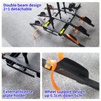 Bicycle Carrier Rack for Rear Bumper 2inch Receiver SUV Car Road Trip Trailer Hitch Outdoor Parts Bike Towing Rack Platform 2
