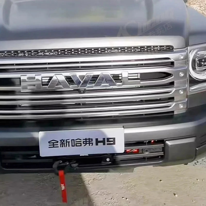 For 2024-2025 New Haval H9 Steel Winch Tray Bracket Parts Trailer Hitch Winch Mounting Rack Holder Car Winch Cradle Accessories 2