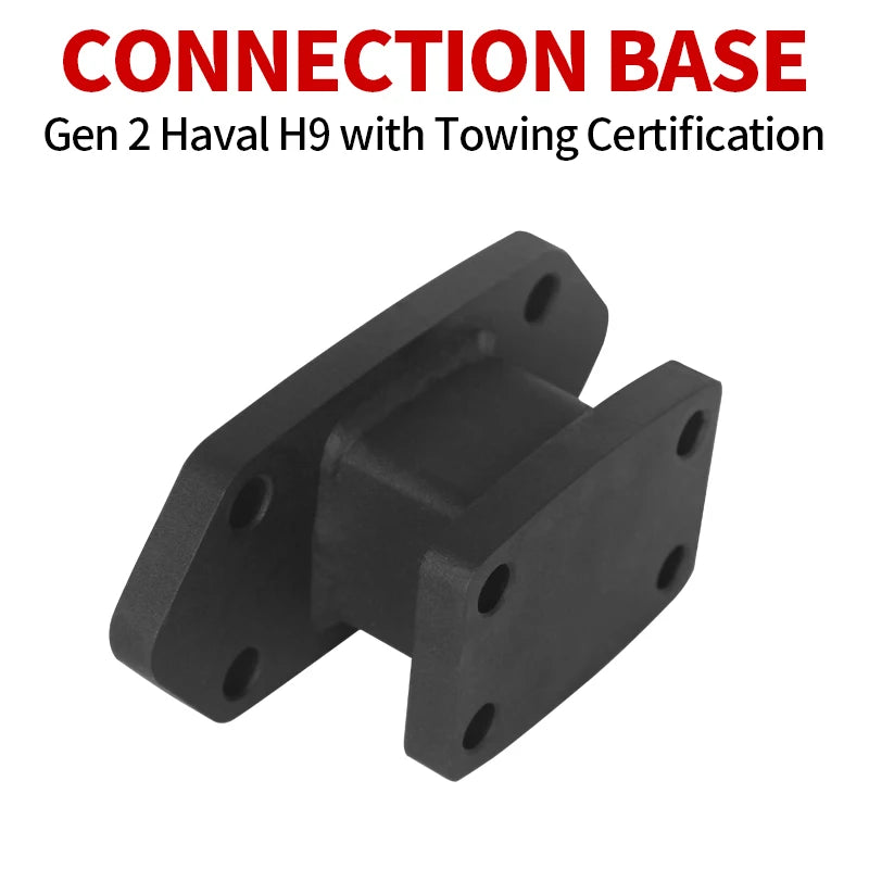 Gen 2 Haval H9 Trailer Hitch and Connection Base with Pintle Tow Hook Offroad Refit Parts Trailer Hitch Camp Trailer Accessories 2