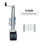 6-inch Twin Wheel Trailer Jack Bracket Universal Guide Knight Caster Trailer Accessories Yacht ATVUTV RV Trailer Hitch 3