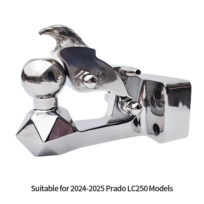 Trailer 304 Stainless Steel Towing Hook for Toyota LC250 Diamond Eagle Head Design Parts Trailer Hitch Base Off-road Accessories 5