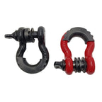 New American Style Forged U-Shaped Heavy Duty Steel Shackle Trailer Hitch Parts Off-Road Refit 10000lbs Capacity Release Buckle 2