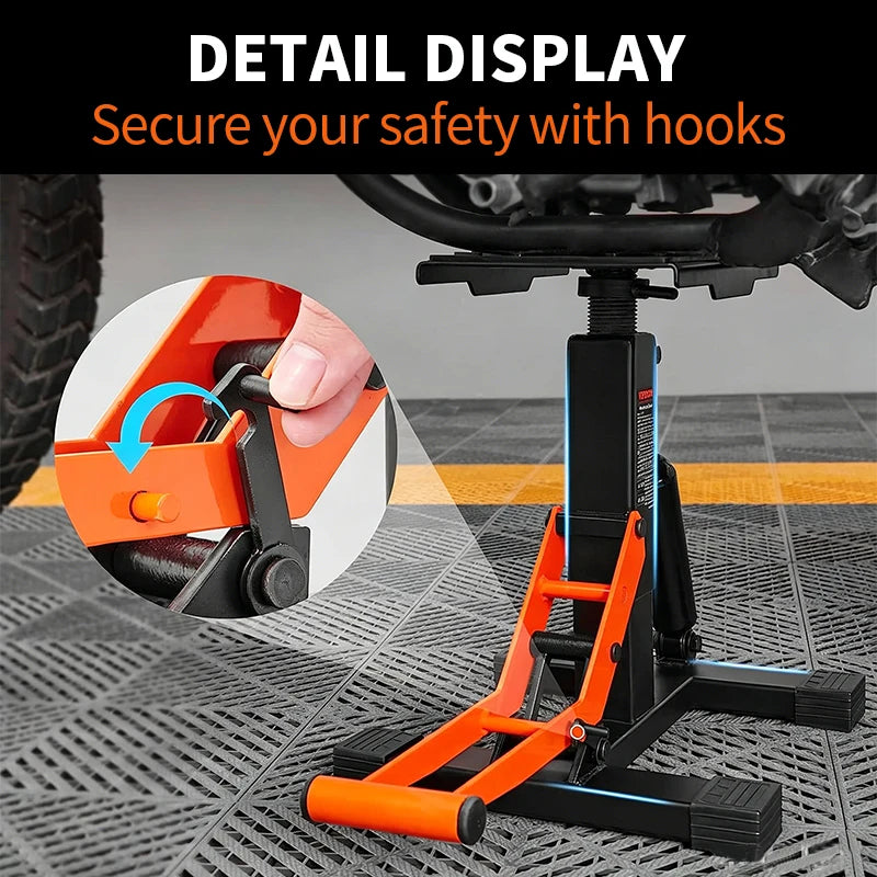 Motorcycle Repair Lift Stand Heavy Duty Service Lift Frame Professional Motorcycle Maintenance Tools for Workshop Garage Repair 5