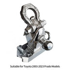 Stainless Steel Tow Hook for 2003-23 Prado LC250 Dragon's Tooth Design with Tow Ball Trailer Hitch Base Off-road Car Accessories 4
