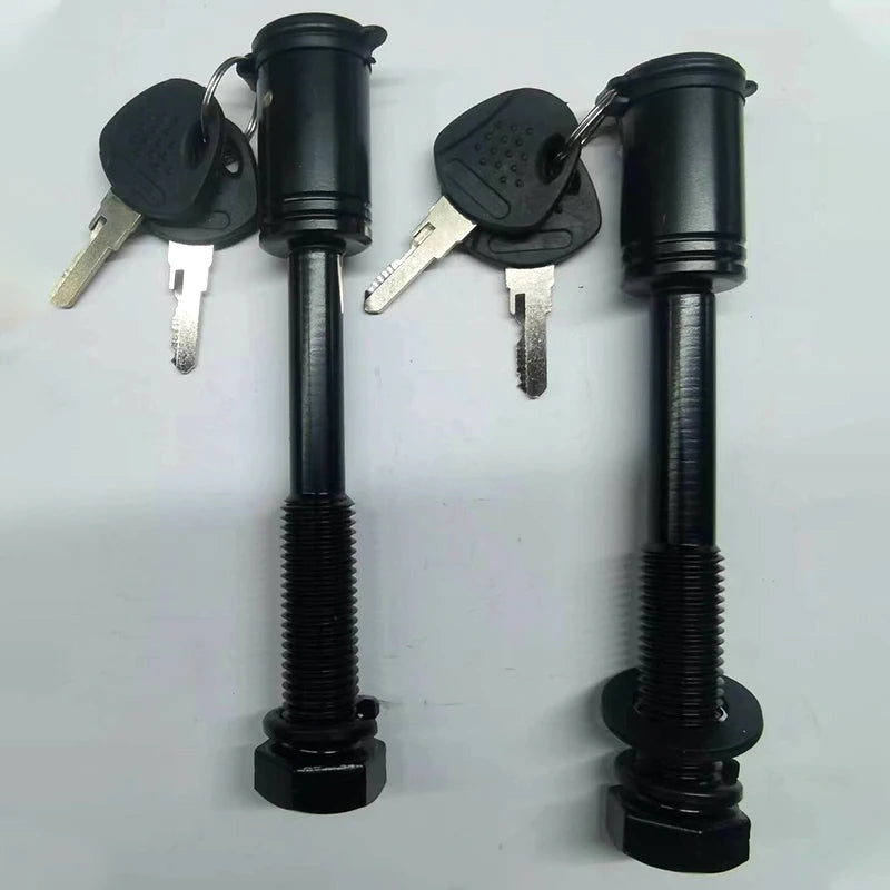 M16 Screw Rod Trailer Lock Pin Heavy Duty Carbon Steel Hitch Pin Anti-Theft Towbar Security Pin for Fixed Trailer Arm Car Parts 5