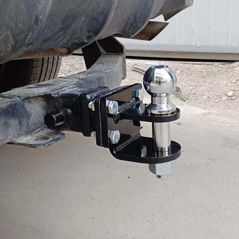 Caravan Trailer Hitch Accessories 50mm Steel Ball Mount Tow Hook Direct Insertion Type Towing Hitch for Trailer RV Refit Parts 4