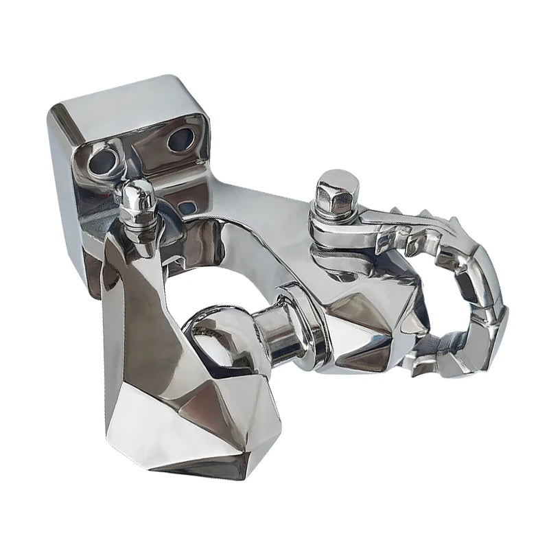 Trailer 304 Stainless Steel Towing Hook for Toyota Prado LC250 Viper Design Parts Trailer Hitch Base Off-road Car Accessories 4